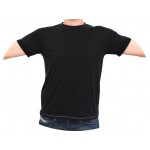 Front View OWAC T-shirt Black Model