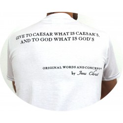 GIVE TO CAESAR WHAT IS CAESAR'S, AND TO GOD WHAT IS GOD'S